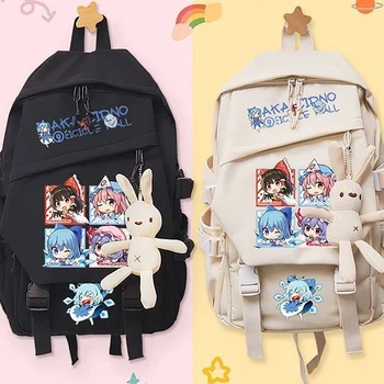 44×31×13cm Black Khaki,Touhou Project,Student Kids Teens School Bags,Large Capacity Mochilas Anime Backpacks For Girls Boys Gift 1