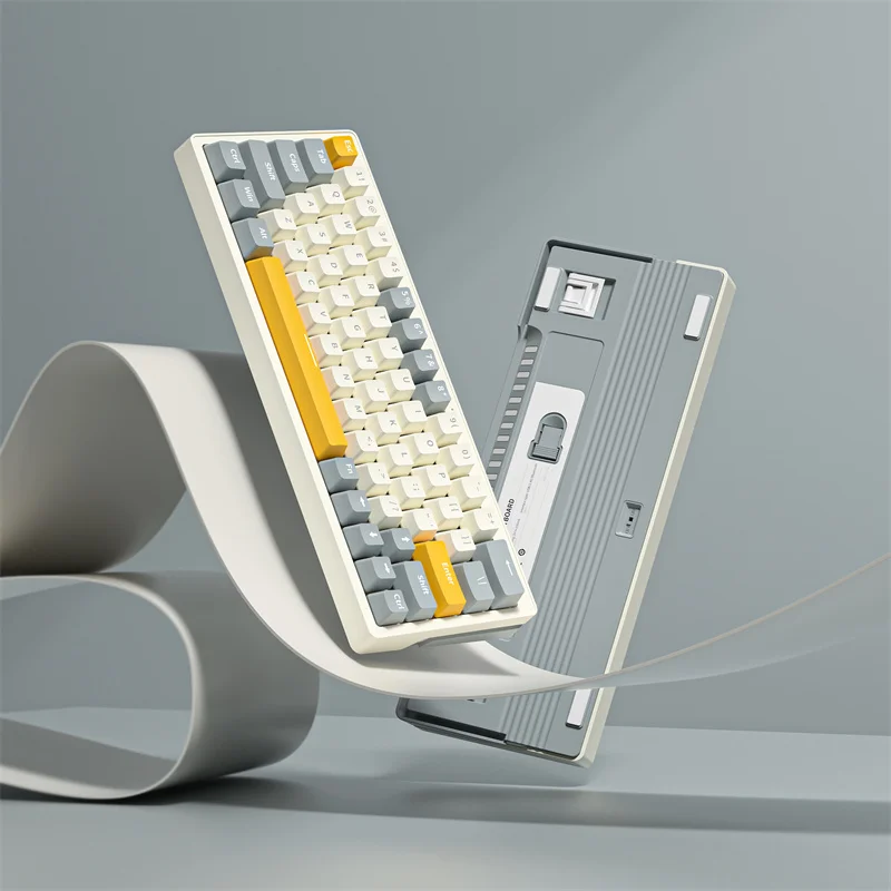 ZIFRIEND ZA63 Wired Mini Mechanical Keyboard Hot Swap RGB 63 Keys