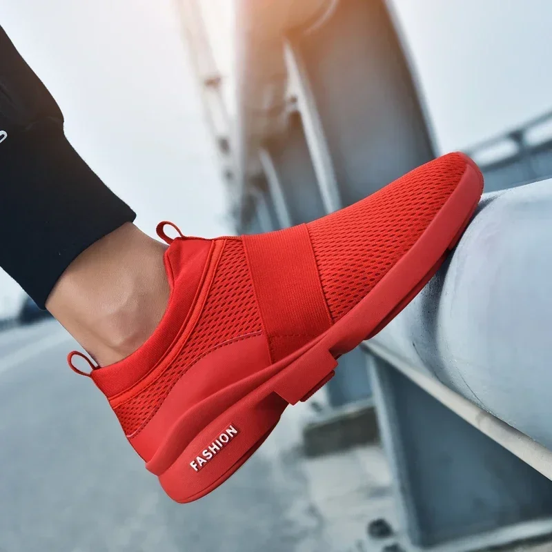 Fashion Lightweight Men Sneakers Mens Casual Shoes Running Shoes Breathable Slip on Wear-resistant Men Loafers Zapatillas Hombre 5