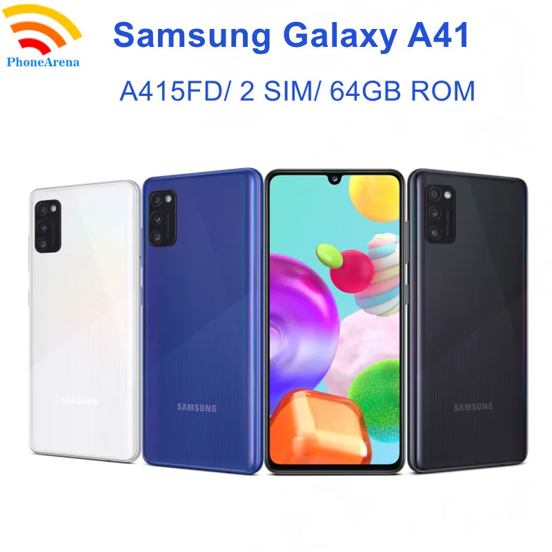 Original Samsung Galaxy A41 A415FD Dual Sim desbloqueado 4GB RAM