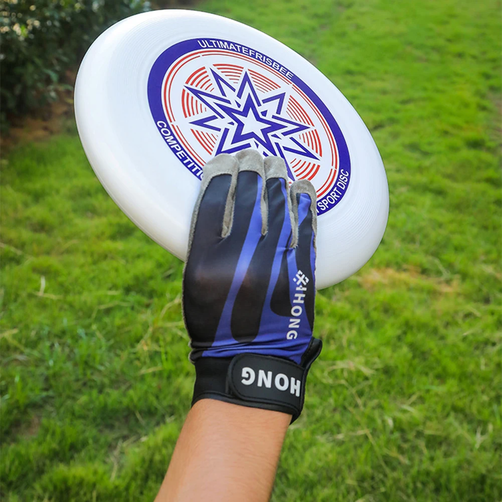 Plný prst rukavice pro pouštění disky protiskluzový wear-resistant rukavice pro jízdní