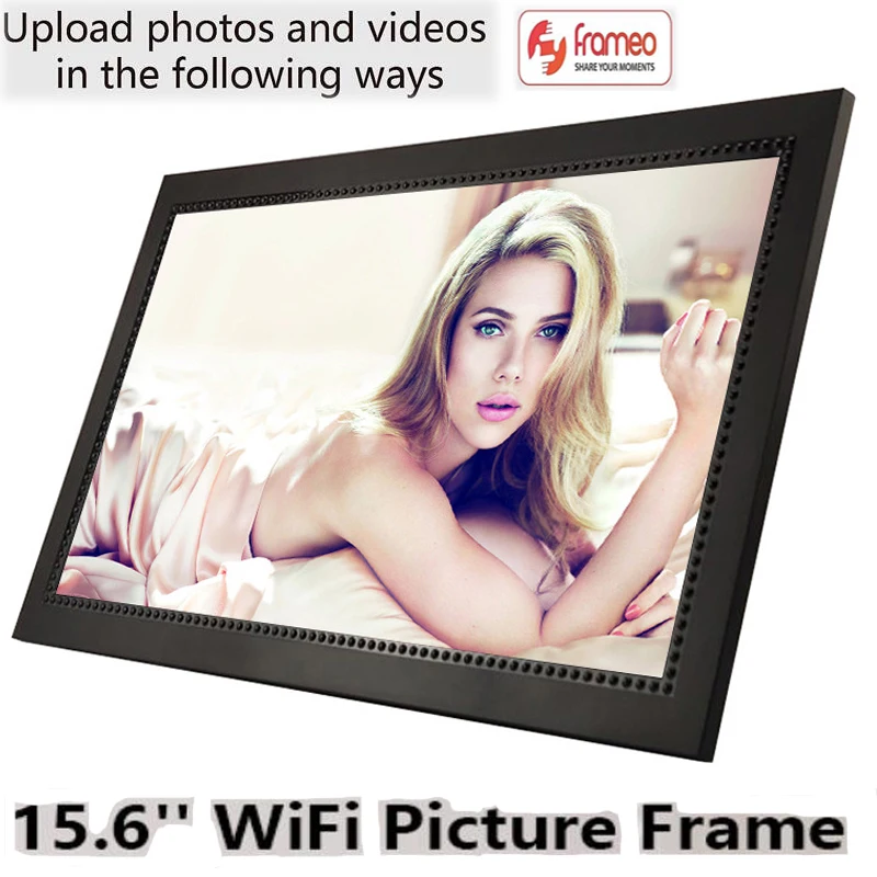 156inchbuiltin32GBWiFiLargetouchDigitalPhotoFrame19201080