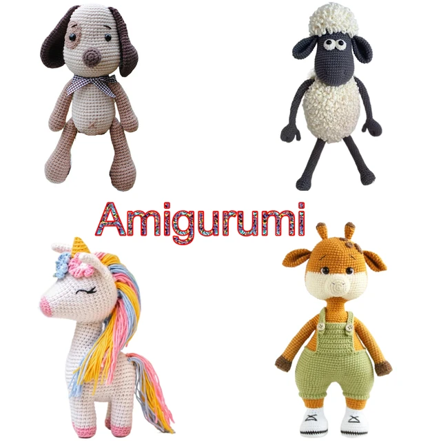 Kit Crochet Animal pour Chien, Chat, Bière, Mouton, Ogo Amigurumi