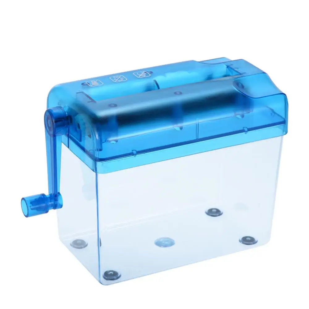 Paper Shredder Paper Cutting Machine Mini Manual Shredder Portable Hand Shredder for Office & Teaching