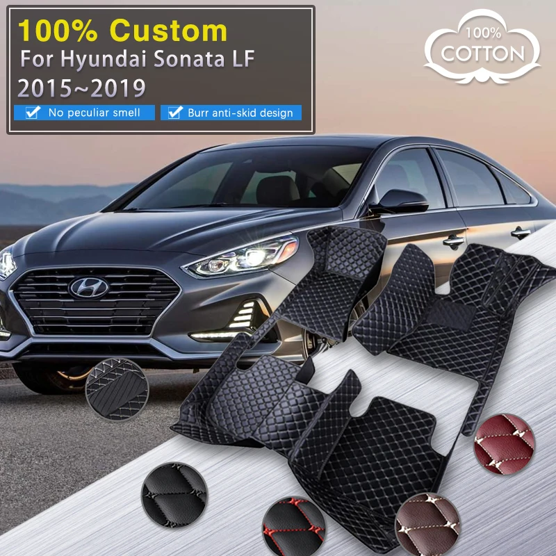 Автомобильные коврики для Hyundai Sonata LF MK7 2015 ~ 2019 автомобильные внутренние части