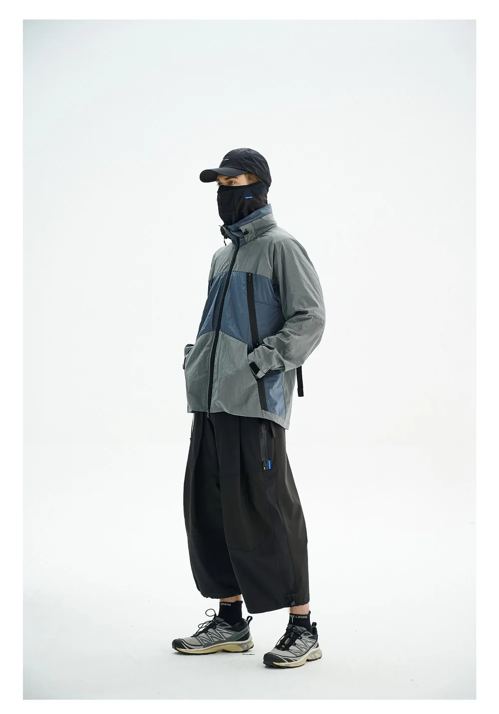 Reindee Lusion 24ss waterproof magnetic buckle sunshade cap nylon material techwear gorpcore