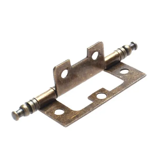 Antique Bronze Flush Hinge With Finial, Flap Hinge, Corner Hinge Door Hardware