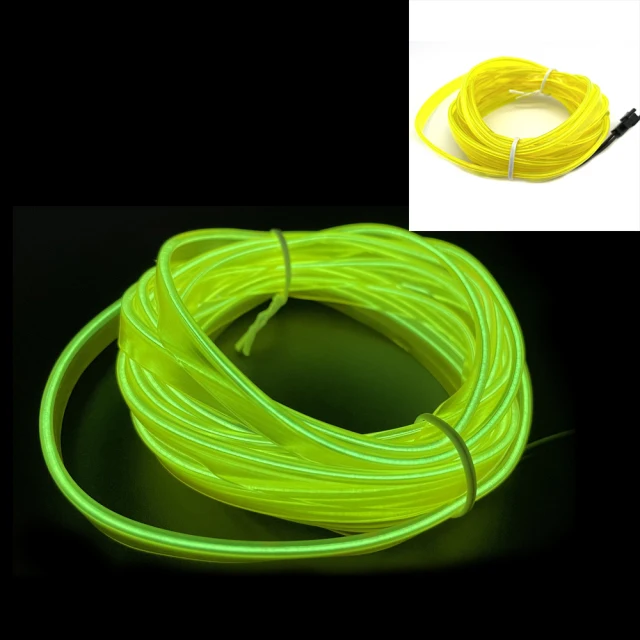 thumbnail image 1 of Tira de luces LED de neón para coche, tubo de cuerda de alambre, interruptor USB, luz ambiental para cigarrillo, decoración de guirnalda, tubo Led Flexible, 1 of 6