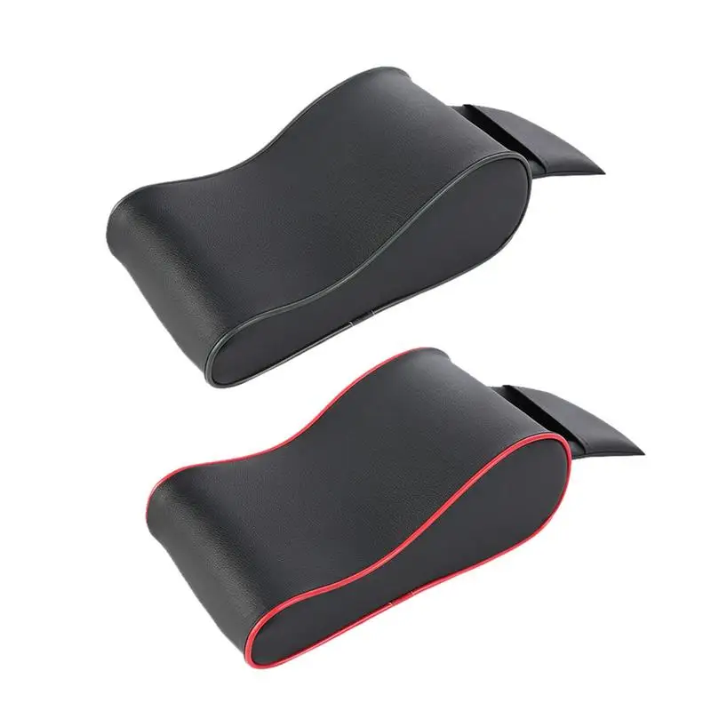 

Car Armrest Pad Soft Leather Arm Rest Cushion Universal Center Console Box Cover Non Slip Elbow Rest Hand Supports Armrest Pad