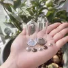 5/8/10X 50x20mm Clear Tube Bell Jar Glass Cover Dome Glass Vial Pendant Lace Base Home Room Table Display Decor Flower Ornaments 3