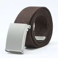Men's Belt Fashion New Unisex Trousers Belt Women's Belt Canvas Belt Breathable Outdoor Tactical For Jeans Adjustable Waist Belt 4