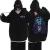 Arcane-Jinx Zipper Hoody Graffiti Hip Hop Jacket Fashion Zip Up Sweatshirt Men Women Oversized Pullover Hoodie Streetwear Tops 6