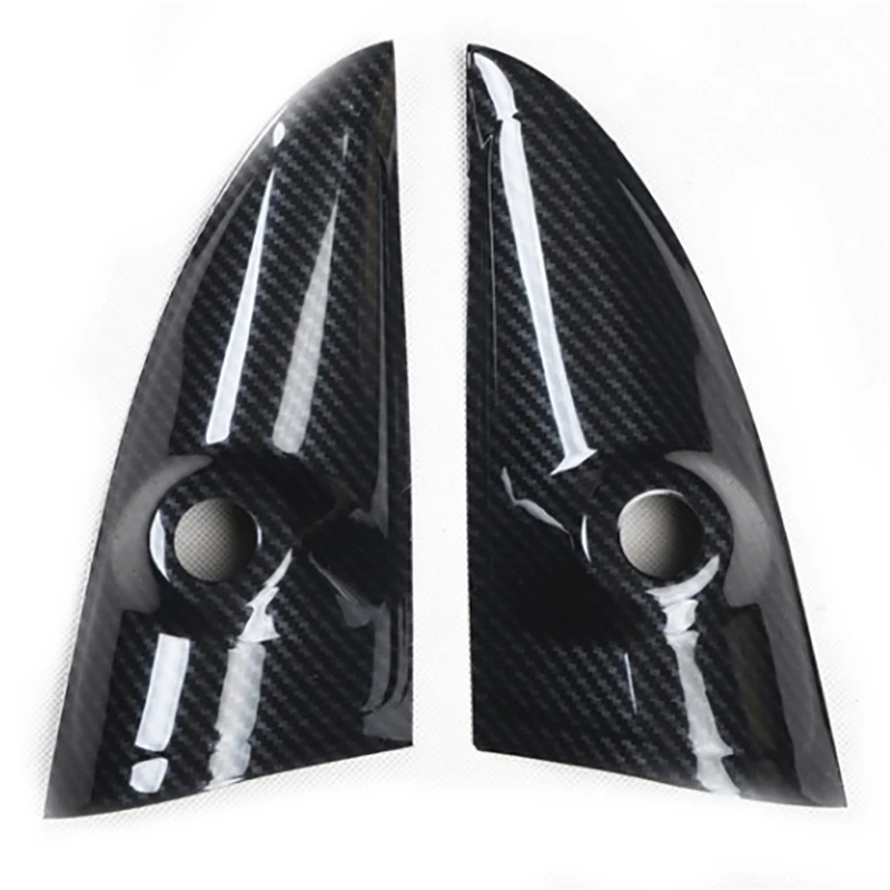 Car Carbon A Pilastro Altoparlante Decorazione Copertura Regolazione Specchietto Retrovisore Trim Per Benz Smart 453 Fortwo Forfour 2015