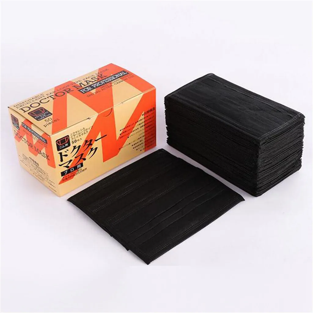Disposable Mask Activated Carbon Mask 4ply Mouth 50pc Cubre Bocas Desechables Disposable Mouths Covers маски для лица