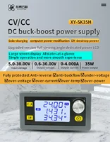 Convertisseur Buck Boost 35W/ 80WDC DC CC CV 6-36V 5A / 5-30V, Module d'énergie solaire, outil de laboratoire régulé, alimentation pour arduino 4