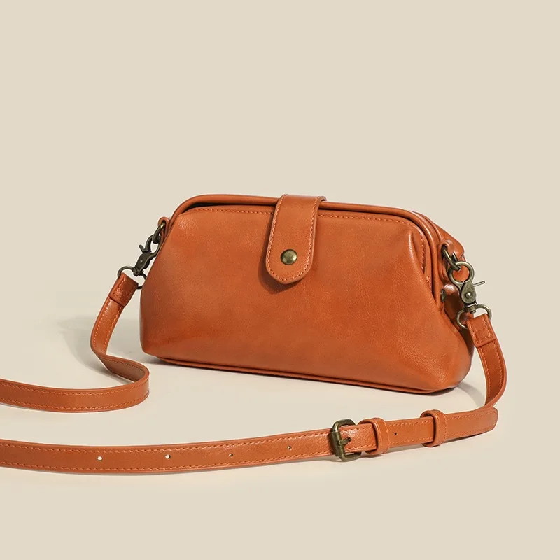 

Soft leather bag women's bag foreign trade clip bag popular cross-border bag