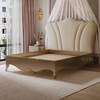 Lits rembourrés uniques, armoires fantaisie, chambre d'enfant, salon, King français, accessoires de maison pour dortoir 4