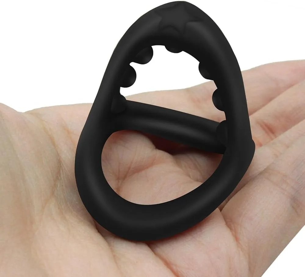 Anillo para pene para hombre, anillo pene 3 en 1, anillo el&aacute;stico Ultra suave, agrandador de pene, Juguetes sexu