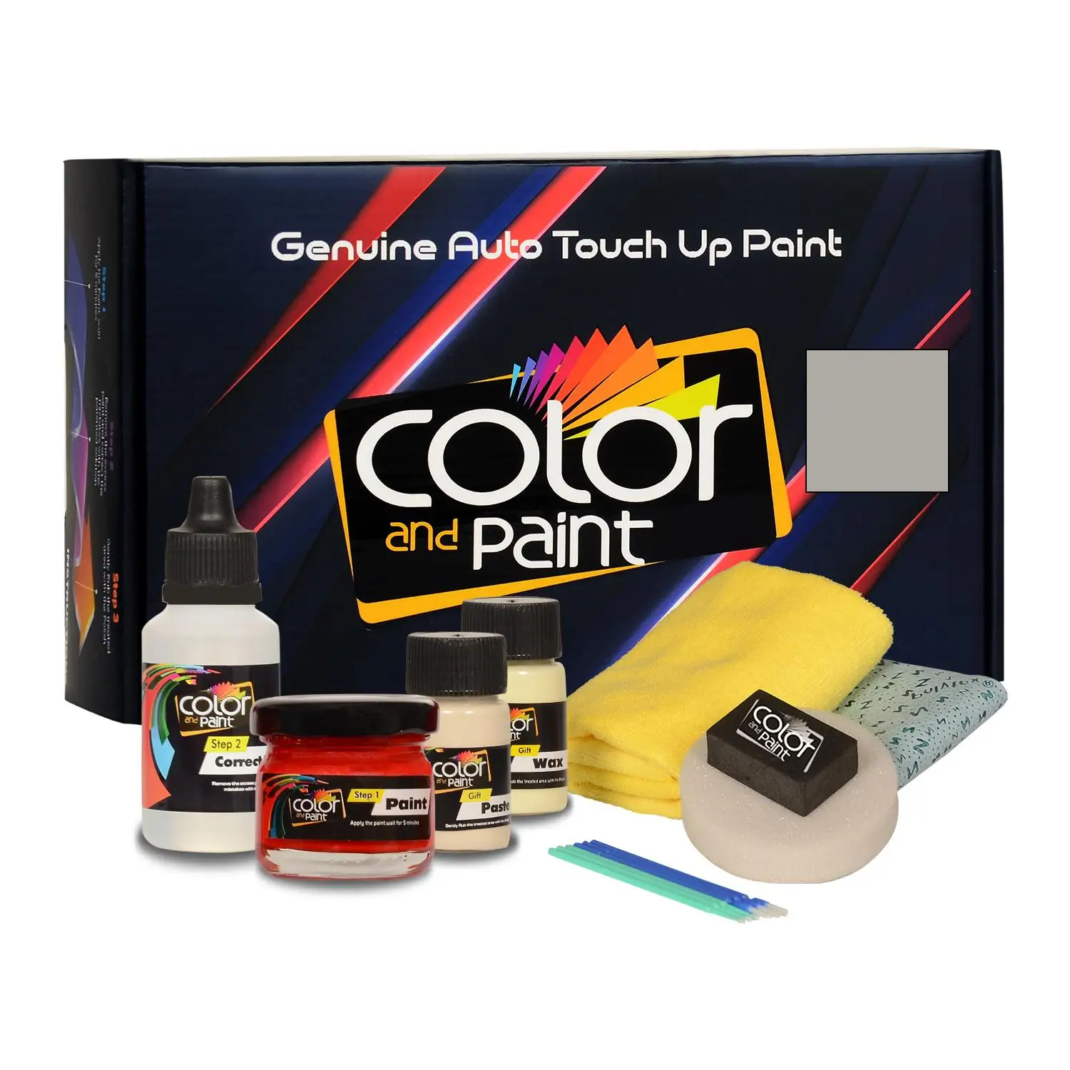 

Color and Paint compatible with Renault Automotive Touch Up Paint - GRIS BEIGE NACRE MET MAT - 205.296 - Basic care