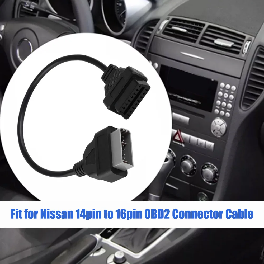 Cavo Diagnostico, Connettore Adattatore Da 14 Pin A 16 Pin Cavo Diagnostico Per Nissan 99310920