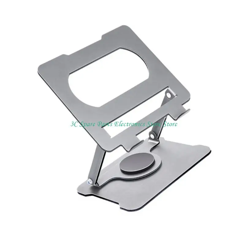 SZ 탄소강 노트북 스탠드 접이식 높이 조절 냉각 라이저 미끄럼 방지 패드 및 공간 절약형 접이식 디자인