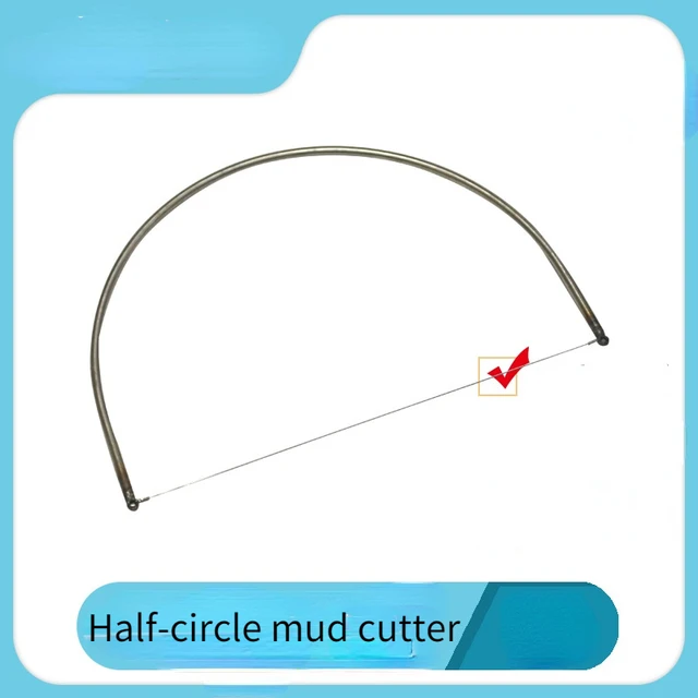 Creative Clay Wire Cutter Cut Off Tool Stainless Steel Mud Cutter U-shaped  Slicer Ceramic Clay Polymer Scraping Pottery Tool
