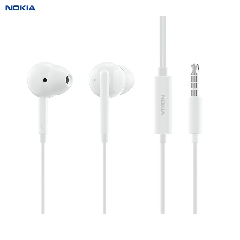 Nokia-auriculares intrauditivos E2102A originales, cascos con cable de 3,5mm  y micrófono, Control por cable de 1,2 m, para teléfonos inteligentes -  AliExpress