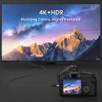 NIERBO Mini HDMI to HDMI Cable HD 4K 60Hz High-Speed Braided HDMI-compatible Cable Bi-Directional 2.0Cord for HDTV Tablet Camera - Image 5
