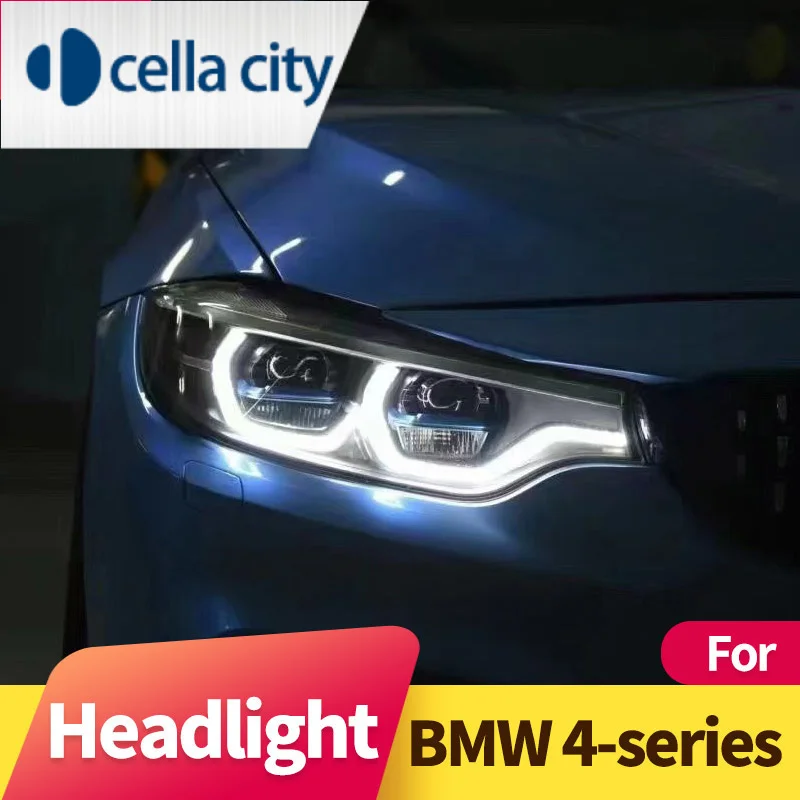

Автомобильная фара в сборе для BMW 4 серии F32 F36 F82 2013-2019 светодиодный Автомобильная фара 420i 428i 435i 440i M4 обновленный лазерный комплект аксессуаров