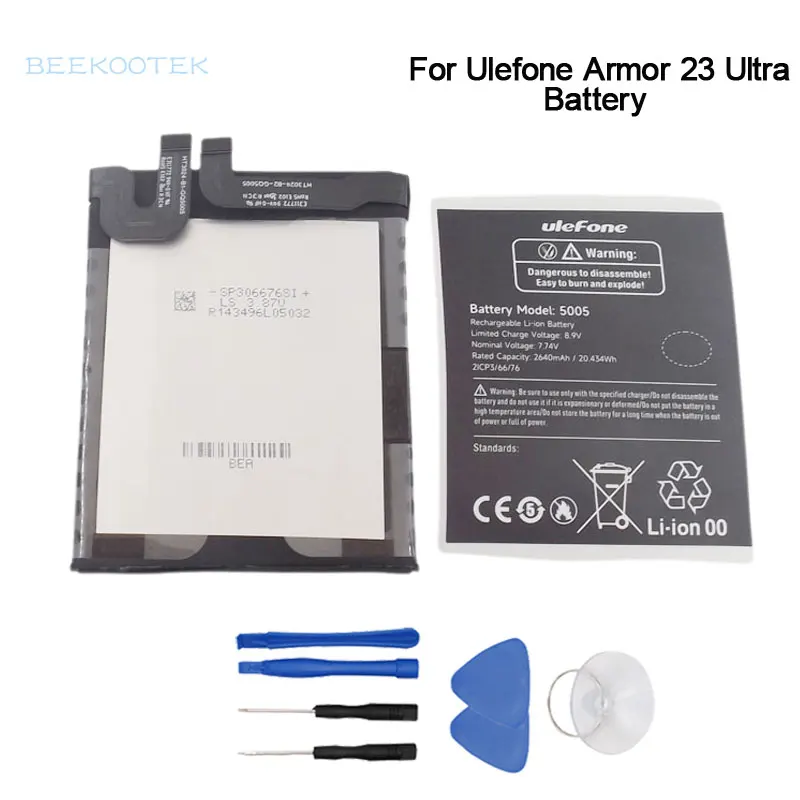 

Новый оригинальный Ulefone Armor 23 ультратонкий аккумулятор встроенный аккумулятор для сотового телефона ремонтные аксессуары для Ulefone Armor 23 ультратонкий телефон