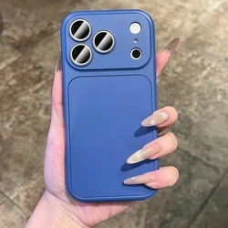 Matte Dual - Function Camera Protector Case - Shockproof and Stylish Cover - iPhone 12 Pro Max (NavyBlue)