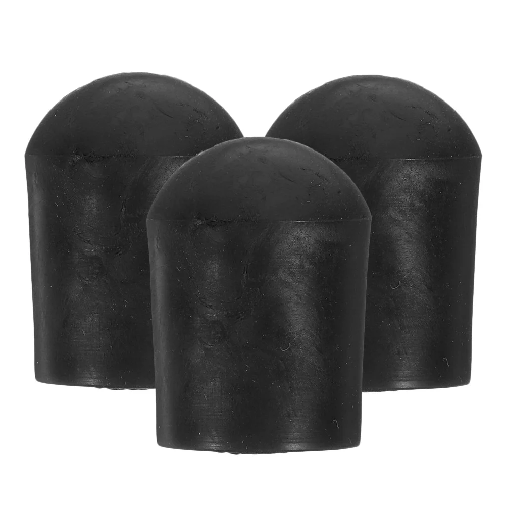 

3 Pcs Upright Bass Parts Bass Endpin Tail Post Musical Instrument Rubber Tip Stopper Convenient