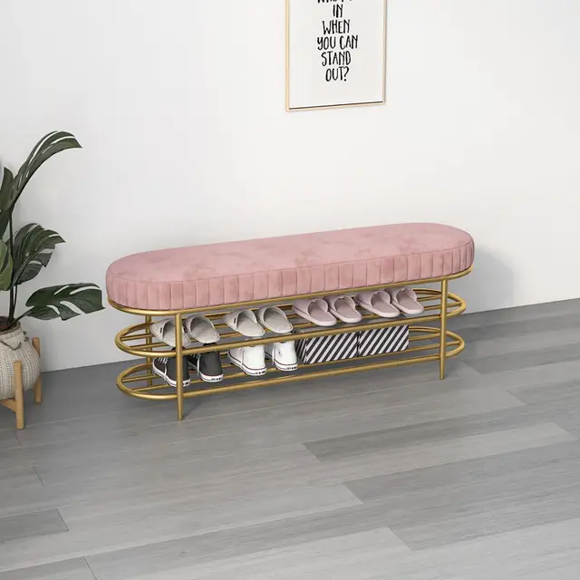 Upgrade your living space today and make a lasting impression with our Shoe Storage Bench With Seat Cushion.