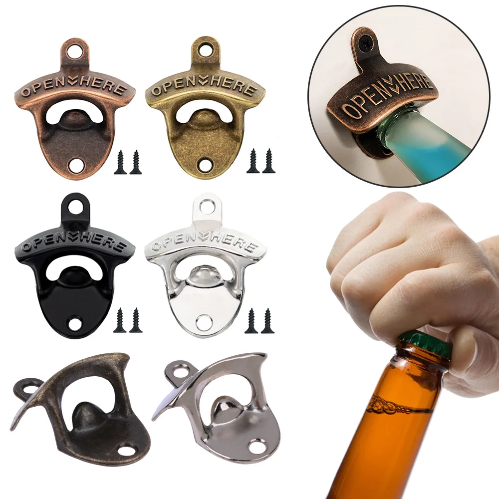Wall Bottle Opener Wine Beer Retro Wall Bottles Opener Wall Bar