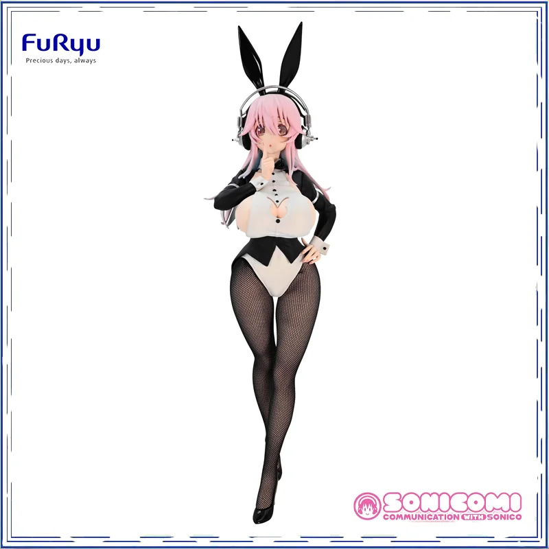 

FuRyu BiCute Bunnies SUPERSONICO Anime figure Playboy Bunny BLACK stockings Brand new genuine In shelf