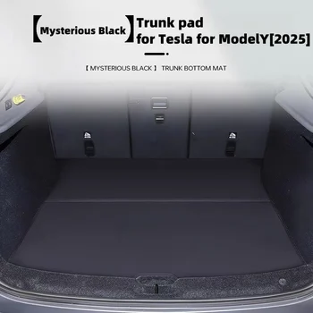 Tappetino per bagagliaio in pelle per Tesla Model Y Juniper 2025 5 posti per bagagliaio per auto, copertura protettiva per vano bagagli