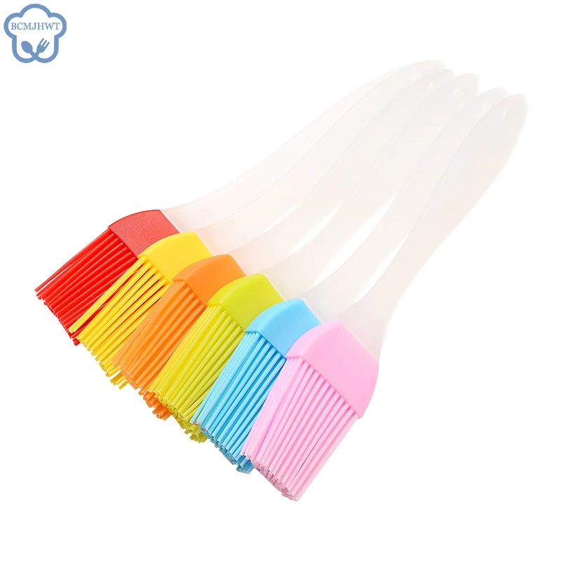 1 Pcs Portable Silicone Oil Brush Grill Oil Brushes Liquid Pastry Kitchen Baking BBQ Tool Kitchen Tools For Outdoor Camping