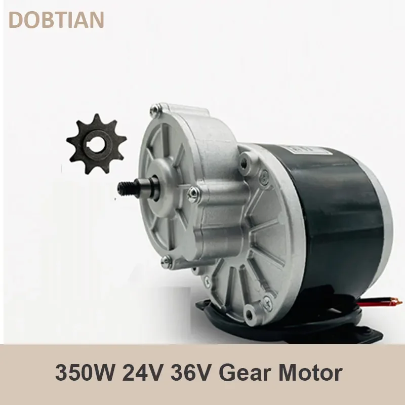 Electric Motor 350 Watt Gear Motor 350W 24V 36V Gear Motor Low