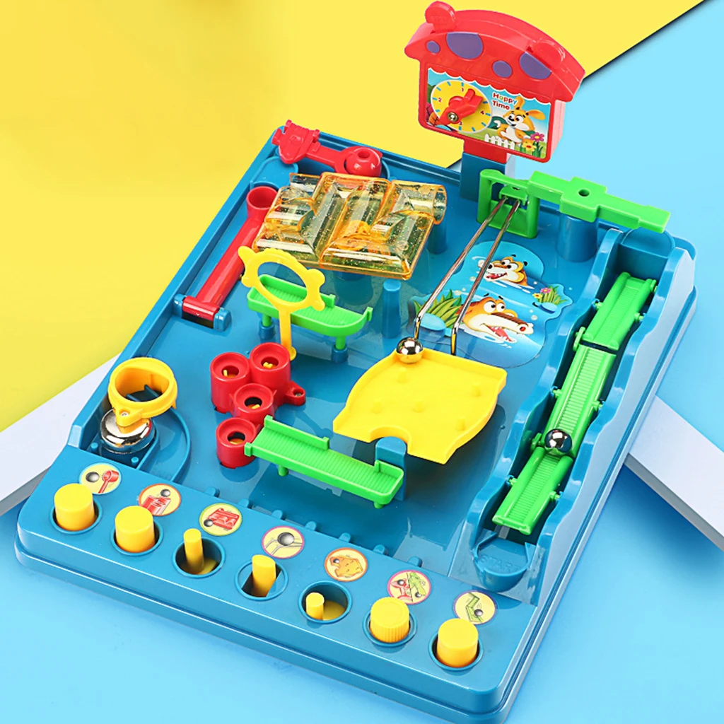Leading Maze Puzzle Interactive Maze Beads Maze Board Game Educational Puzzle Table Games Fun Maze Toys Tabletop Game 4