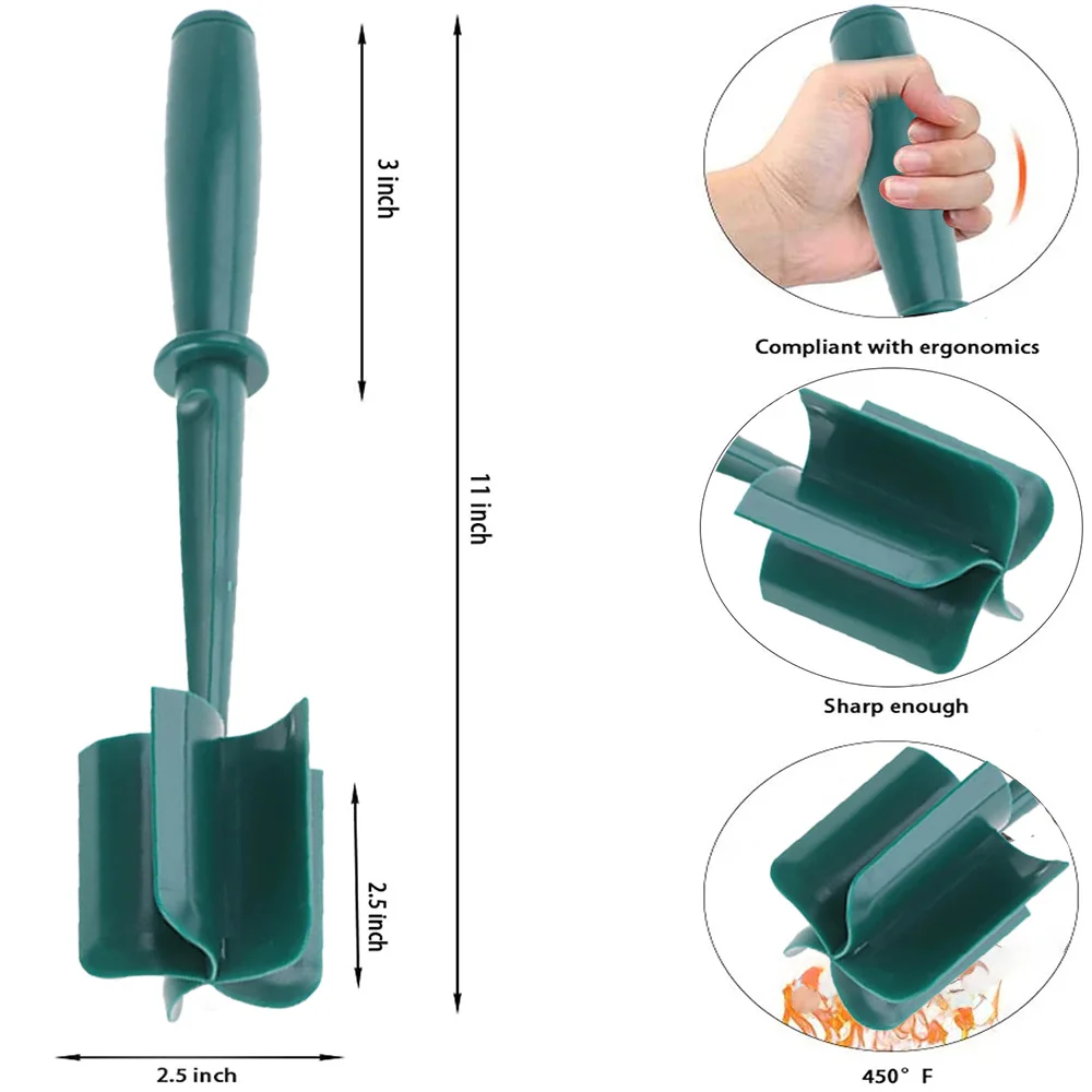 Meat Chopper Hamburger Chopper Masher Smasher For Hamburger Meat Ground Beef Ground Turkey