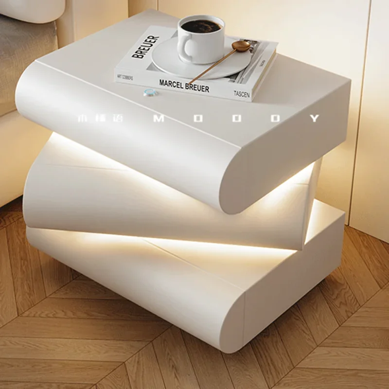 Furniture Bedroom Bedside Tables Luxury Table Cool Stuff Room Side Bed Cabinet Storage Nightstand Nightstands Mesita Furnitures