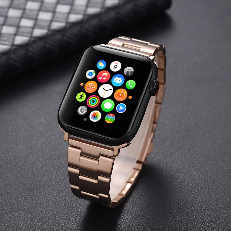 

Металлический ремешок для Apple Watch, сменный Браслет для iwatch Ultra 8 7 6 5 4 3 SE, 45 мм 44 мм 41 мм 42 мм 40 мм 38 мм 49 мм