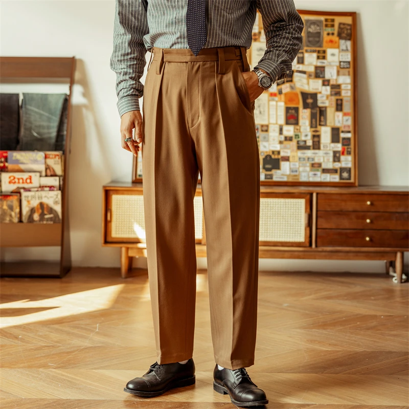 Red Tornado British Army No 2 Pantaloni Pantaloni Da Cerimonia In Lana Da Uomo Retrò