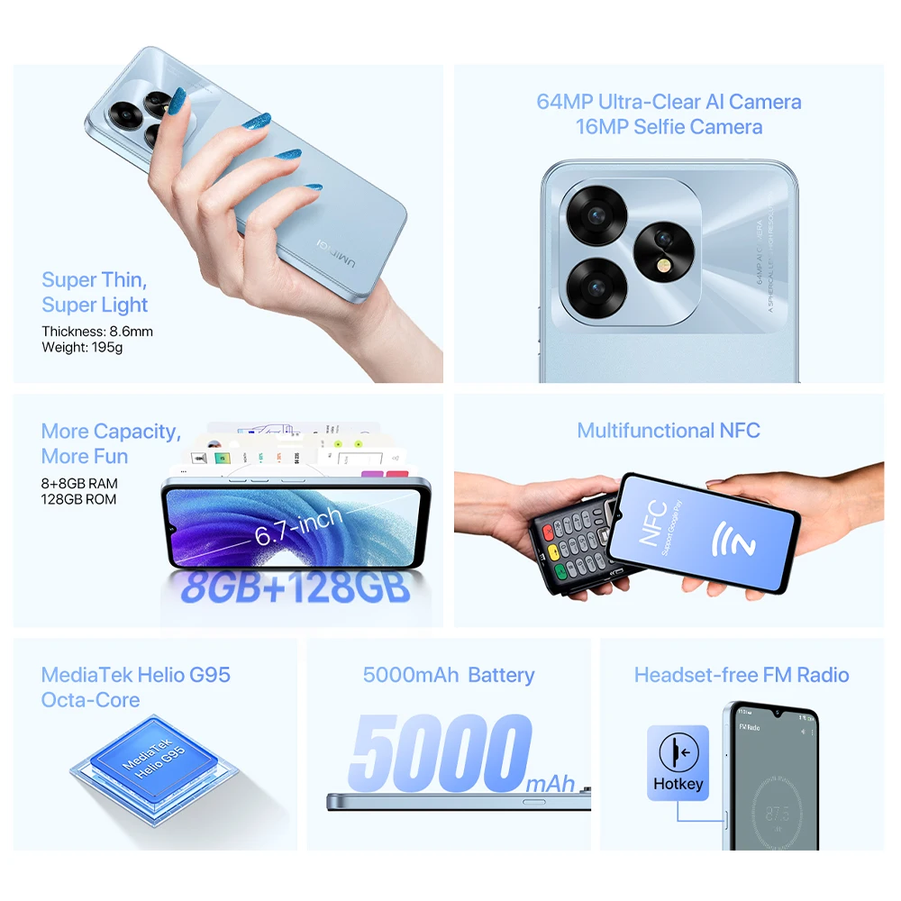 UMIDIGI A15T Smartphone Android 2