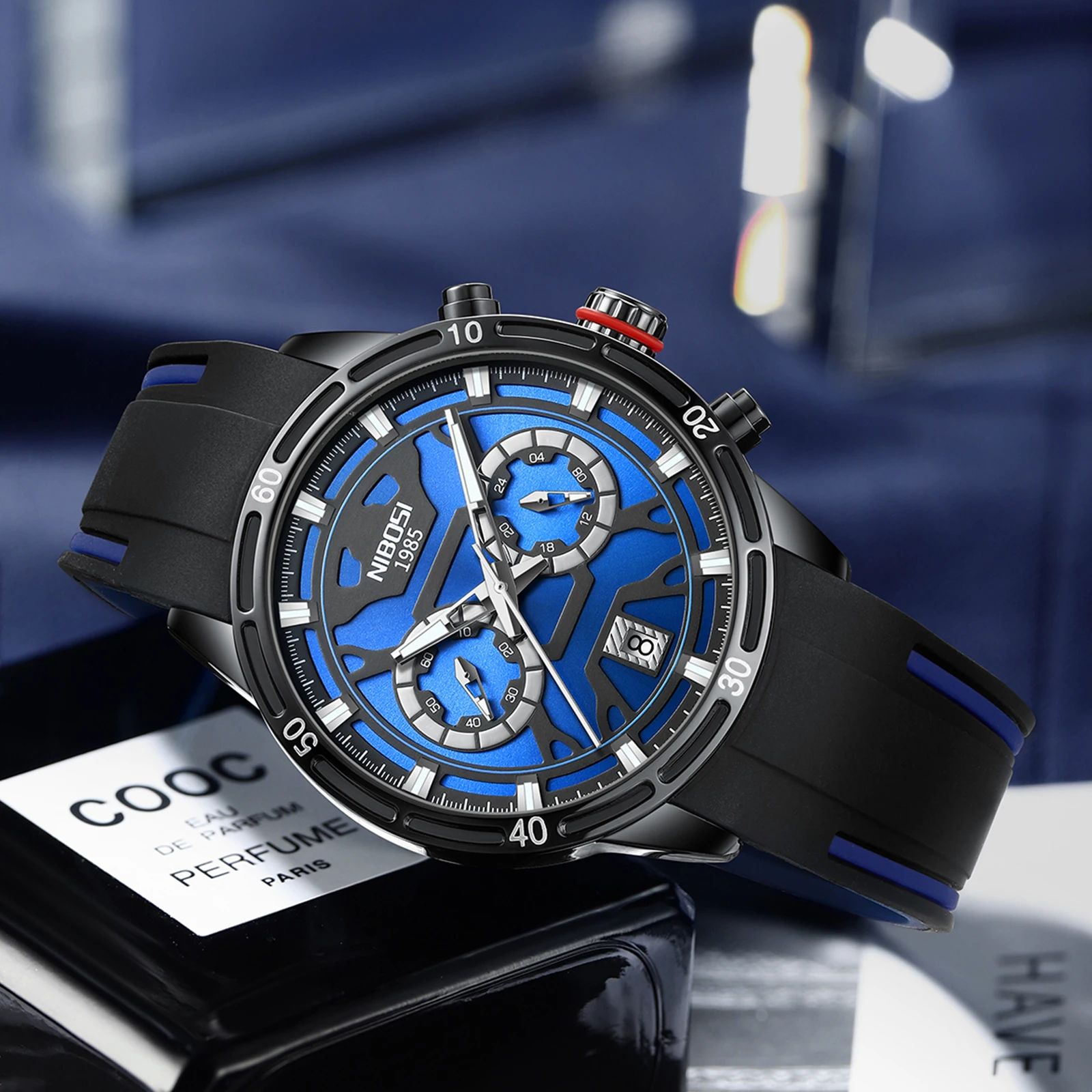 NIBOSI 2024 Men's Quartz Watches Waterproof Watch for Man Gold Clock Relogio Masculino Men Luxury Gift Display Man Watches