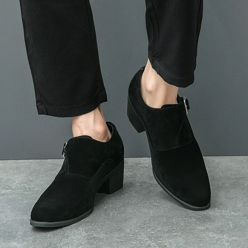 Tacón Alto Zapatos De Vestir Hombre Talla 37 Zapatos De Tacón Alto