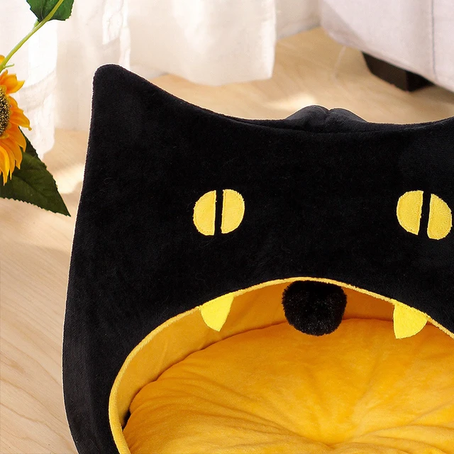 Cats Pet Products for Winter Accessories Halloween All Warm Things Kitten Dog Bed Goods House Beds Basket Houses and Habitats - Image 4
