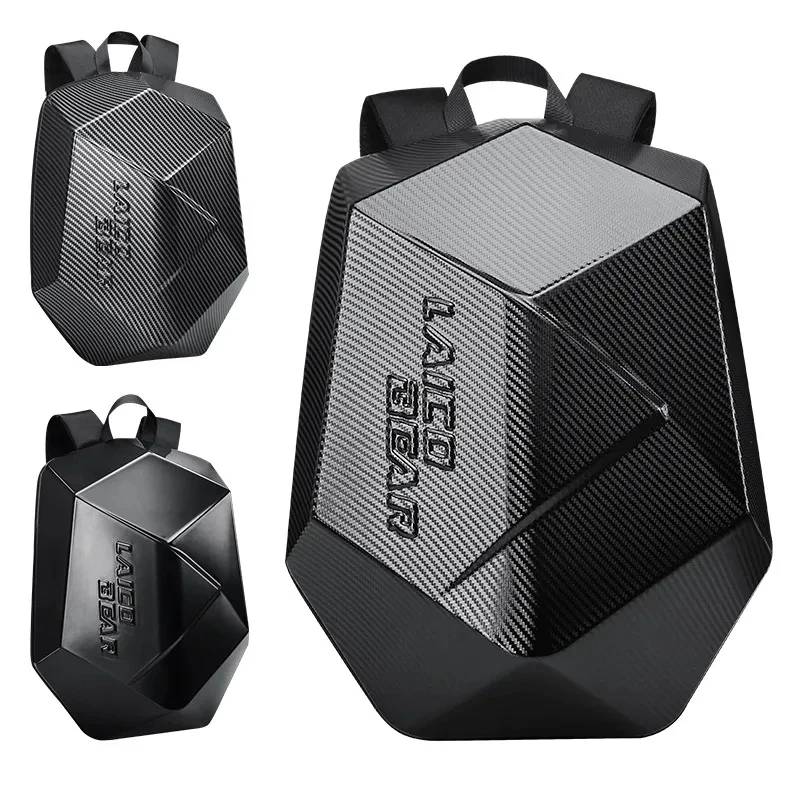 MotocrossHelmetBagExtensibleCarbonFiberHardShellMotorcycle