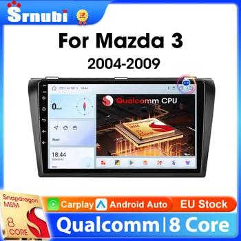 Radio inalámbrica Carplay para coche Android para Mazda 3 2004-2009 reproductor Multimedia 2 Din estéreo Autoradio GPS navegación Audio unidad principal 1