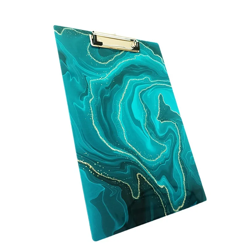 Writing Clipboard Art Print Series PS Plastic Folder A4 Board Clip Writing Clip Board Exam Paper Data